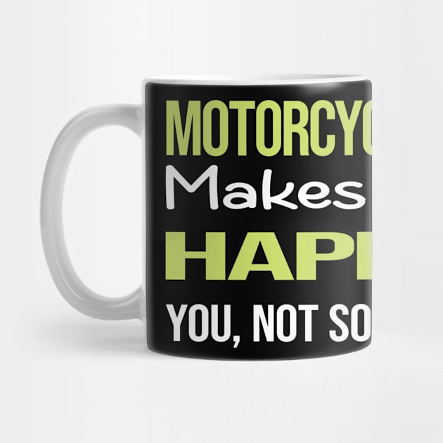 Funny Happy Motorcycling Motorcycle Motorbike Motorbiker Biker by relativeshrimp